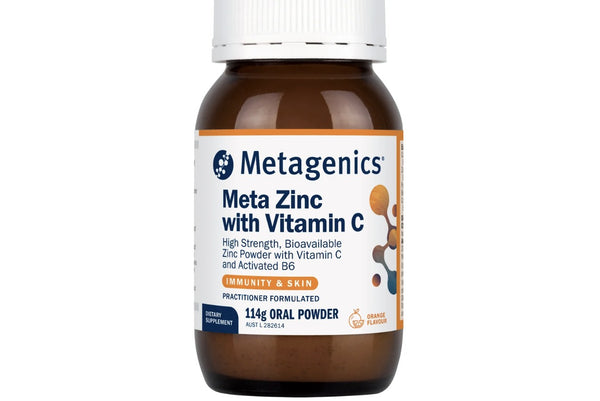 Meta Zinc with Vitamin C Orange 114g Powder